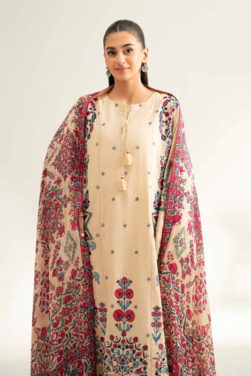 Nishat Linen 3 Piece - Digital Printed Embroidered Suit - 42501713 Online Shopping